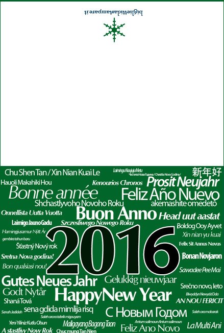 buon anno tutte lingue 2016